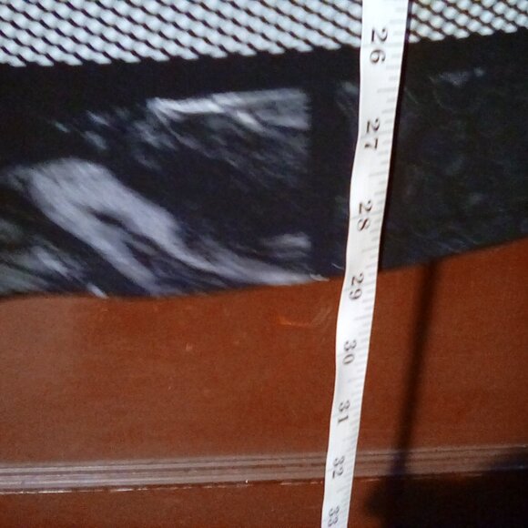 Women's pattern 3/4 length sleeve top - Picture 4 of 6